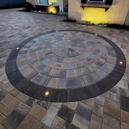 Vista 7 de LUMENGY Luz LED para pavimentadora y cubierta con efecto de luz de anillo patentado, 1 W, 12 V de bajo voltaje, IP67 impermeable, para cubiertas