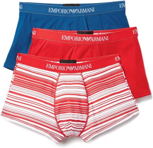 Vista 10 de Emporio Armani Troncos de algodón, paquete de 3 Negro/Negro/Negro