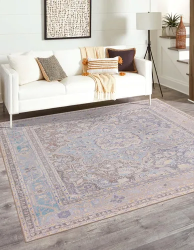 Vista 13 de Unique Loom Timeless Collection - Alfombra de área (2 pies x 3 pies 1 pulgada, ovalada, crema/marfil)