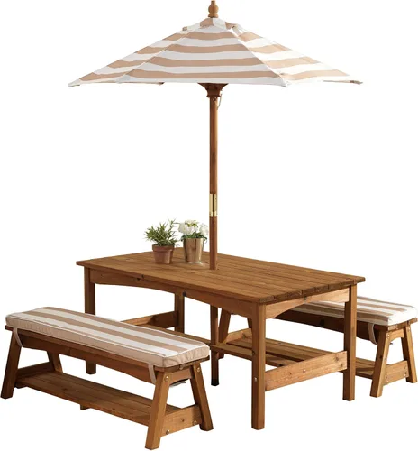 Vista 4 de Set mesa y bancos para el aire libre KidKraft, 500, 1