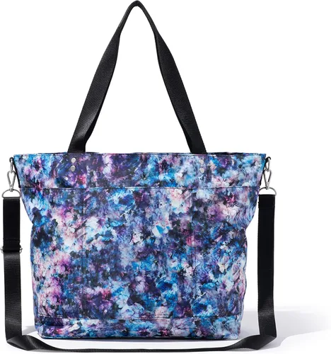 Vista 2 de Baggallini Bolso grande de mano Bolsa de nailon con cremallera, Bolsa de nailon con cremallera