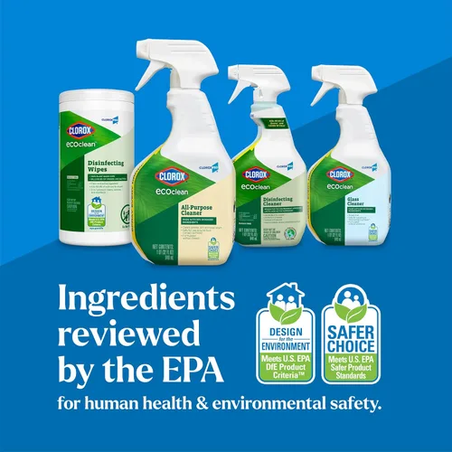 Vista 9 de CloroxPro Clorox EcoClean Limpiador multipropósito en aerosol, botella de 32 onzas líquidas, paquete de 9
