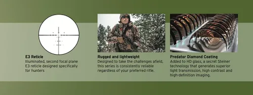 Vista 3 de Steiner 8773 Predator 4 Retícula 6-0.945x1.969 in E3