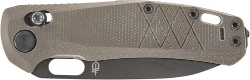 Vista 10 de Gerber Gear Scout - Navaja de bolsillo con hoja de 3.2" de filo liso, cuchillo plegable - Equipo y engranaje EDC - Micarta