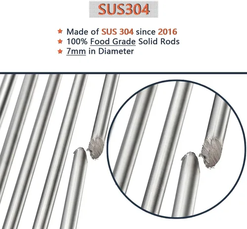 Vista 3 de Hongso, rejilla de parrilla SCD453 de repuesto, de acero inoxidable ideal para parrillas Master Centro, Charbroil, Sam's Club, Members Mark
