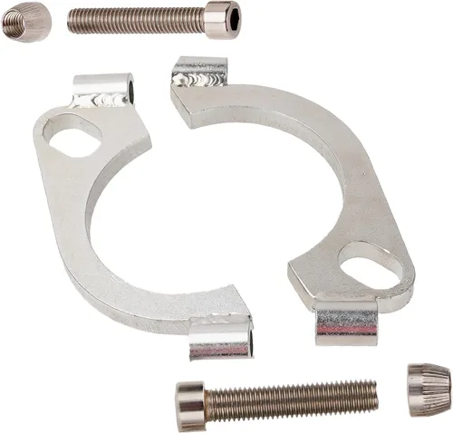 Vista 3 de Rwraps 2.0" Kit de reparación de brida dividida, brida de escape galvanizada de hierro de 2.0 pulgadas/51mm, kit de reemplazo de brida dividida