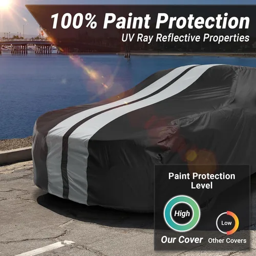 Vista 3 de iCarCover Funda de automóvil personalizada para Dodge 330 (1962-1964), impermeable, para todo tipo de clima, lluvia, nieve, UV, protector solar