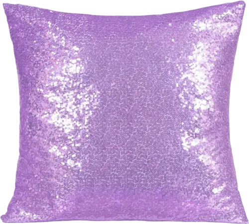 Vista 20 de Poise3EHome Fundas de almohada de lentejuelas de 18 x 18 pulgadas, fundas de almohada decorativas rojas para sofá, cama, sala de estar, Navidad Rojo