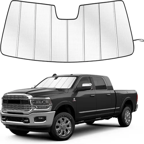 Vista 19 de Parasol para parabrisas para Honda CR-V 2017-2022, diseño plegable de acordeón de ajuste personalizado, accesorios de automóvil, protector de visera