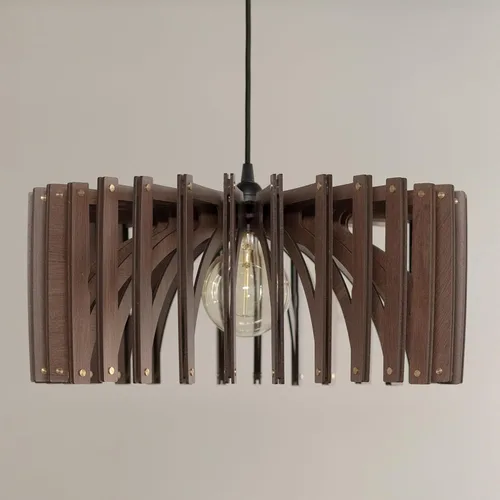 FAT UMBRELLA Wood Pendant Light, Mid Century Modern, Handmade, Ceiling Lamp, Chandelier Lighting, Industrial Lamp, Wooden Lamp, Lampshade Ceiling