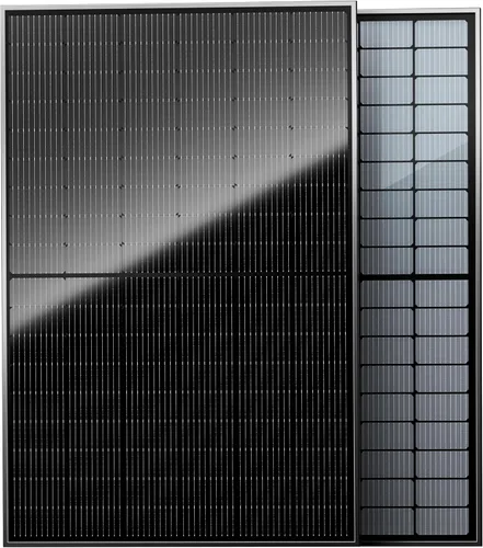 Vista 10 de Epoch Paneles solares biaciales de 200 W, panel solar monocristalino de 16 BB de 12/24 voltios, módulo solar impermeable de alta eficiencia