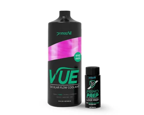 Vista 14 de PrimoChill Vue - Refrigerante de refrigeración por agua para computadora, flujo visual, sólido/no transparente, protección completa, PrimoPrep