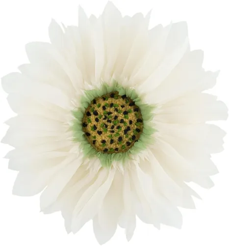 JWH Funda de almohada decorativa con diseño de margaritas en 3D, funda de cojín redonda, funda de almohada floral colorida para cama, sofá, sala de