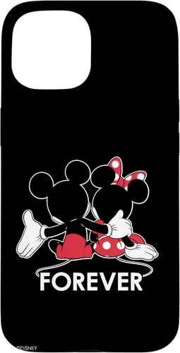 Vista 6 de Funda para iPhone 11 Pro Max Disney Mickey y Minnie Mouse Silhouettes Forever