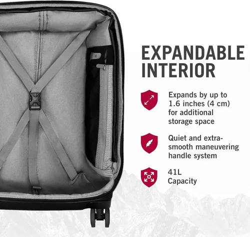 Vista 5 de Victorinox Airox Hardside, Negro -, Viajero Frecuente Plus