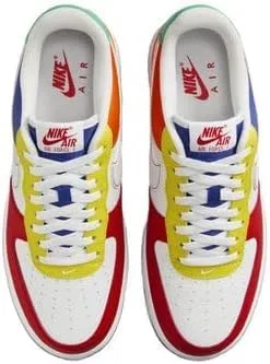 Vista 4 de Nike Air Force 1 '07' unisex para adulto, Rojo UniversityBlanco