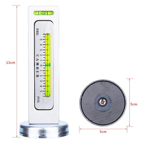 Vista 9 de Herramienta de calibre magnético ajustable, herramienta de calibre magnético universal ajustable para automóvil, herramienta de alineación de rueda