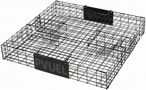 PUVEL - Trampa para ardillas, jaula de animales vivos multicaptura para