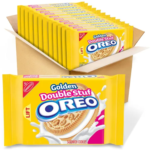 Vista 38 de OREO Galletas de sándwich de chocolate con crema sabor a chips de Java tamaño familiar, 17 onzas