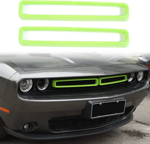 Vista 16 de Voodonala para Challenger Insertos de Rejilla Frontal de Radiador, Adornos de Parrilla para 2015-2025+ Dodge Challenger Accesorios Exteriores, ABS