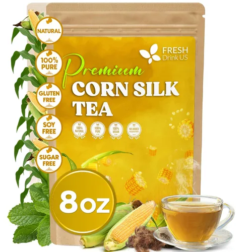 Vista 509 de FreshDrinkUS, 135 bolsas de té de jengibre y cúrcuma premium, ingredientes 100% naturales, mezcla hecha a mano de té de hierbas de cúrcuma