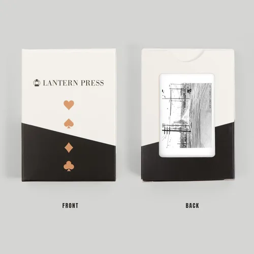Vista 8 de Lantern Press Ballard, Seattle, WA, 15th and Leary, 52 Playing Cards for Adults, Poker Size Card Deck