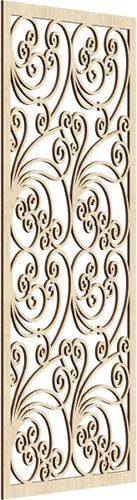 Vista 25 de Ekena Millwork WALW10X25X0250MALBI Marilla Paneles de pared decorativos de madera con calado, 9 3/8 pulgadas de ancho x 24 3/8 pulgadas de alto