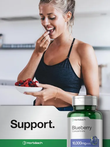 Vista 7 de Horbäach Suplemento de extracto de arándano 150 cápsulas Concentrado de arándanos Sin OMG, sin gluten