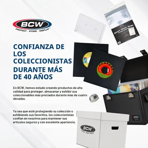 Vista 8 de BCW Fundas para discos de vinilo de 12 pulgadas, polipropileno de 2 mil Las fundas transparentes sin ácidos protegen las chaquetas LP individuales