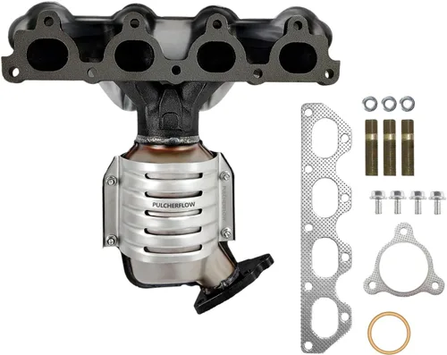 Catalizador compatible con Honda Civic LX/CX/DX/HX/GX 1996 1997 1998 1999 2000 Honda Civic Del Sol S 1.6L l4 de alto rendimiento (compatible con EPA)