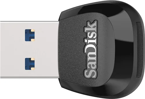 Vista 3 de SanDisk MobileMate - Lector USB 3.0 (SDDR-B531-GN6NN) Lector de tarjetas de memoria para tarjetas MicroSD, paquete con (1) adaptador Everything But
