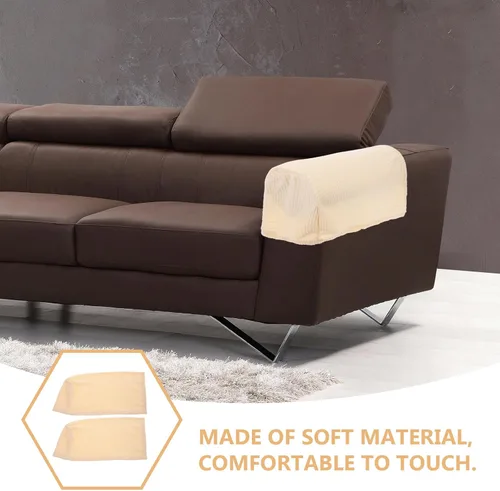 Vista 2 de SEWACC 2 fundas para reposabrazos para sillas, funda para sillón, fundas antideslizantes con brazos, almohadillas para silla de escritorio