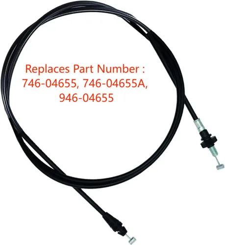 Vista 5 de Cable de control de accionamiento 946-04655A para cortacésped MTD 746-04655, 746-04655A, 946-04655