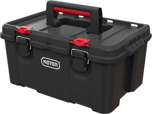 Vista 12 de Keter Stack-n-Roll Organizador Modular de Herramientas para Almacenamiento en Garaje y Bricolaje, Sistema de Caja de Herramientas Rodante de Resina