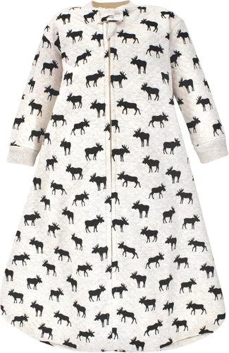 Hudson Baby Saco de dormir unisex para bebé acolchado premium de manga larga y manta vestible