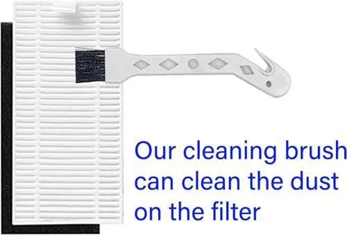 Vista 8 de SmartClean 2000 Kit de accesorios para Ionvac SmartClean 2000 Robot Vacuum piezas de repuesto