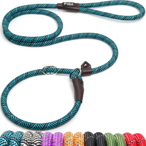 Vista 32 de Fida Paquete de 5 correas antideslizantes duraderas a granel, resistentes de 1/2 pulgadas x 6 pies, cómoda correa antideslizante para perros Verde