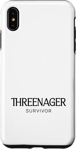 Vista 11 de Threenager Parenting 3 Year Old Kid Case for iPhone XR