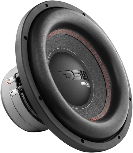 DS18 GEN-XX12.4DHE - Subwoofer para automóvil de alta excursión de 12 pulgadas, 1000 vatios, bobina de voz dual máxima, 4+4 ohmios (1 altavoz),