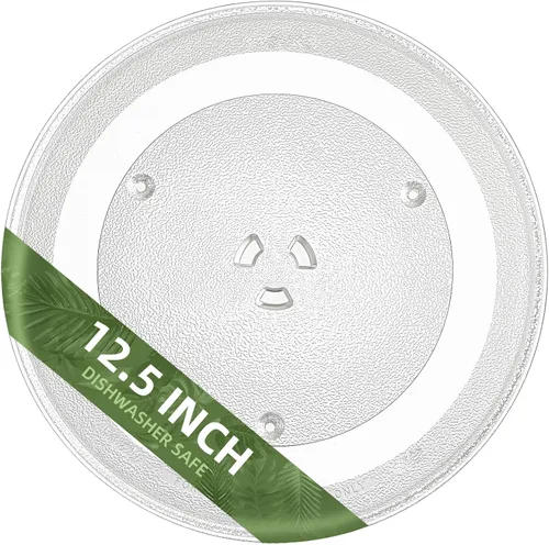 Vista 21 de Placa giratoria de microondas de 9.6 pulgadas compatible con GE WB49X10134, placa de vidrio de repuesto para microondas de 9 5/8 pulgadas para LG
