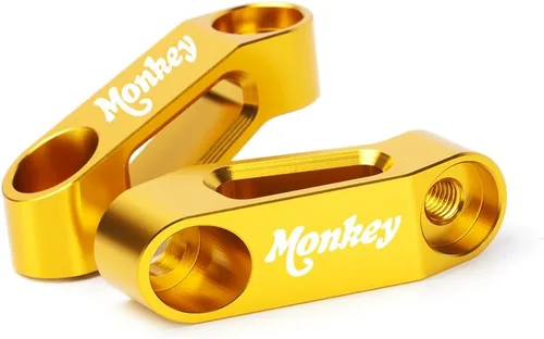 Vista 11 de Kit de adaptadores extensores elevadores de espejo retrovisor compatible con Honda Monkey 125M 125MA 125 2019-2023 2024 2025 Accesorios para Negro