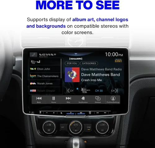 Vista 5 de Sintonizador de radio por satélite para vehículo, de SiriusXM, talla única , Negro