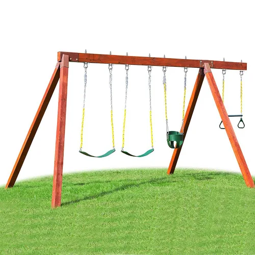 Vista 2 de BeneLabel 2 piezas de vigas de madera y colgador de vigas en I, extraíbles y fáciles de conectar, ganchos de acero inoxidable resistentes, hamaca