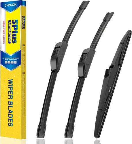 Vista 18 de 5 PLUS Limpiaparabrisas de repuesto para Jeep Wrangler JK 2008-2018, Jeep Wrangler 2007-2017 Premium para todo tipo de clima, limpiaparabrisas