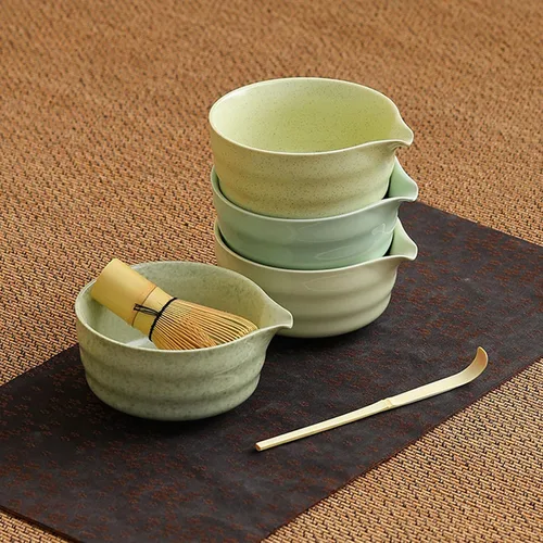 Vista 4 de 5Pcs Ceramic Whisking Bowl Set, Balloon, B