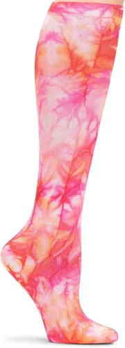 Vista 41 de Nurse Mates Calcetines de pantorrilla para mujer Compresión de 12-14 mmHg Soporte y comodidad superiores 1 par Tinte espacial Aqua Breeze