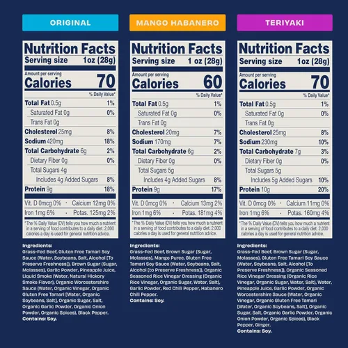 Vista 2 de Country Archer Paquete Variado de Carne Seca de Res Alimentada con Pasto - Paquetes de Bocadillos de Carne Seca de Res, Surtido de Carne Seca