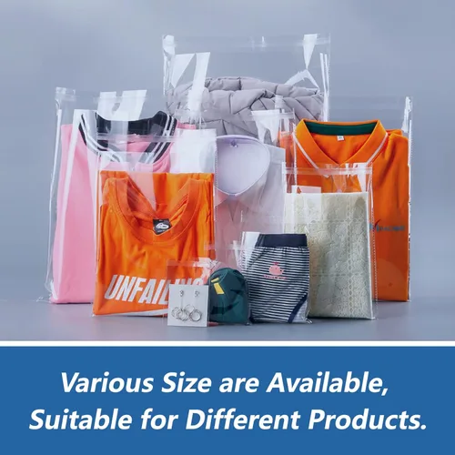 Vista 6 de Bolsas de celofán transparente de 9 x 12 pulgadas (500 unidades) - Bolsas de polietileno de plástico para violonchelo autoadhesivas- para documentos