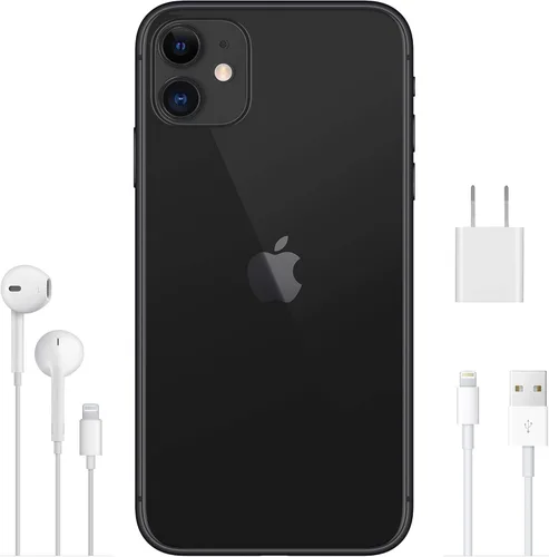 Vista 5 de Apple iPhone 11 (Reacondicionado) 64 GB, negro - Bloqueado Cricket Wireless