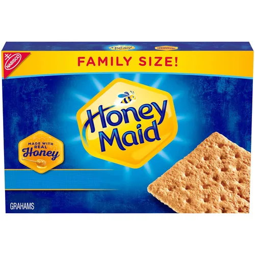 Vista 20 de Honey Maid Graham Crackers, bocadillos a granel para el almuerzo, 200 paquetes de bocadillos de 0.5 onzas